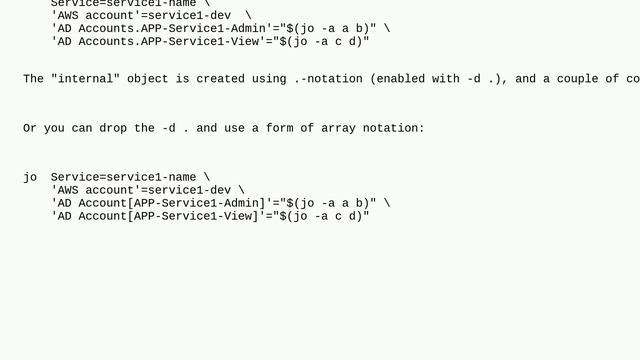 Generating JSON in a shell script смотреть онлайн