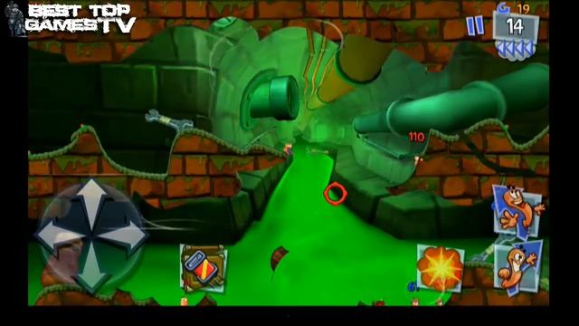Worms 3 - iOS / Android GamePlay (Let's Play) смотреть онлайн