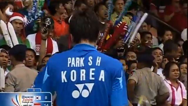 Sony Dwi Kuncoro - Park Sung Hwan Thomas Cup SF 2008 4/7 смотреть онлайн