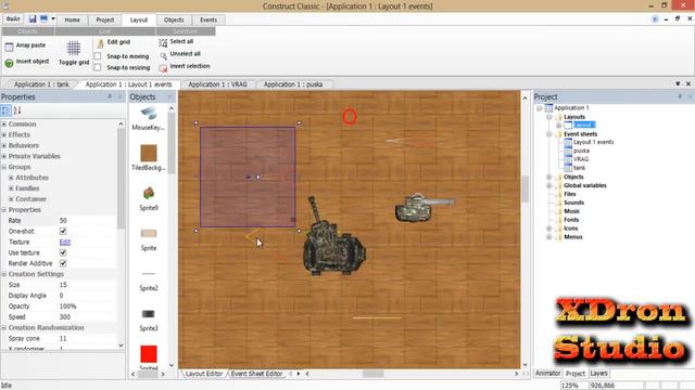 Как сделать игру танчик 16 часть. (game create) смотреть онлайн