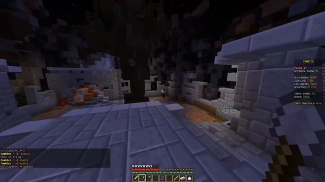 MiniGames майнкрафт. Режим Zombies. 1 час мучений смотреть онлайн