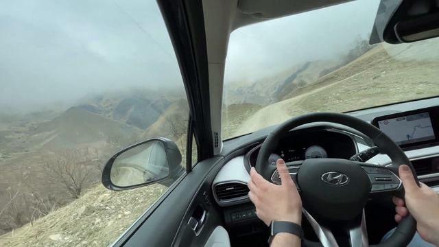 Приэльбрусье из-за руля нового Hyundai Santa Fe смотреть онлайн