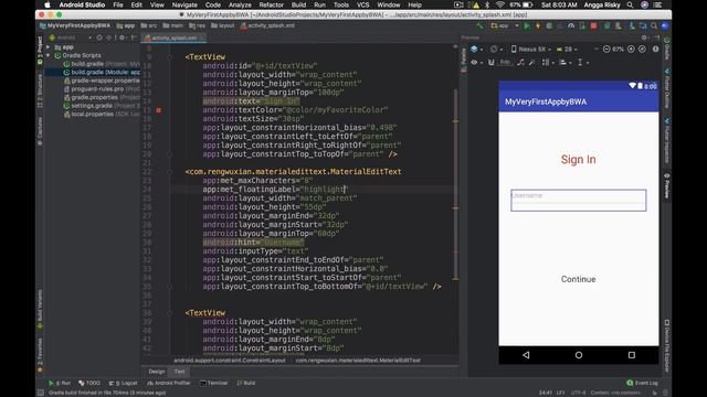 EditText Animation — Android Studio Basic Tutorial — Eps 5 смотреть онлайн