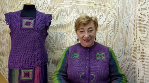 Жилет "Северное сияние". Мастер-класс по вязанию крючком от О. С. Литвиной.