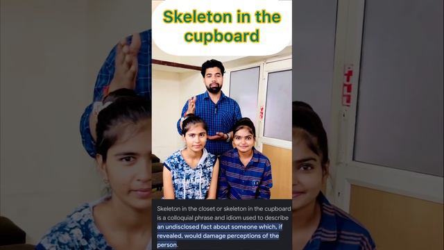 Skeleton in the cupboard/ English idioms/ how to learn idioms/ English speaking course #ssc #upsc смотреть онлайн