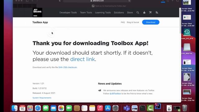 Installing Java Development Tools (IntelliJ 2021.2) смотреть онлайн