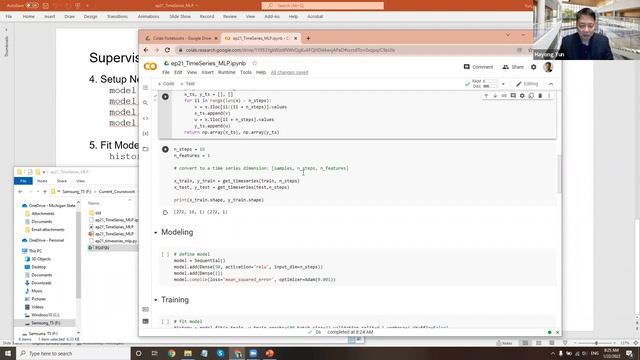 Episode 21. Time Series Forecasting Using Multi-Layer Perceptrons (MLP) смотреть онлайн