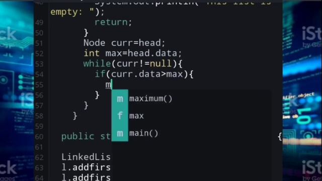 Find Minimum and Maximum Node in linkedList || java program смотреть онлайн