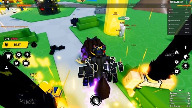 Roblox - MỞ ĐƯỢC THẦN THOẠI SHINY GOJO SATORU SIÊU HIẾM MẠNH CÒN HƠN ALICE -Anime Fighters Simulato смотреть онлайн