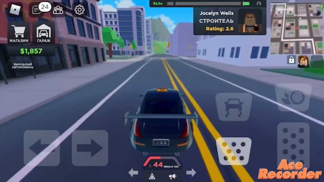 Я стал таксистом. Taxi Boss. #roblox #taxi