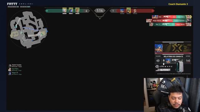 ESSE DIAMANTE JÁ PODIA SER IMORTAL?? COACHING DE UM RADIANTE! смотреть онлайн