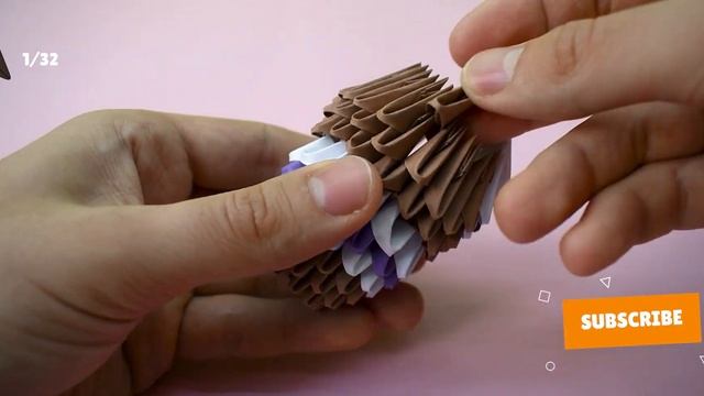 How to make a 3D Origami Teddy Bear - Beginners Step-by-Step Guide смотреть онлайн