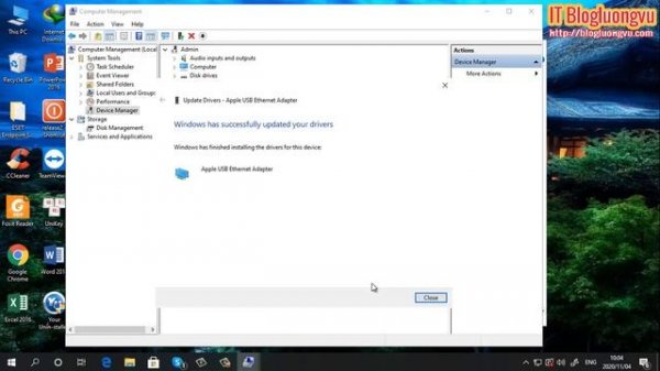 Apple USB Ethernet adapter Drive for Windows 10