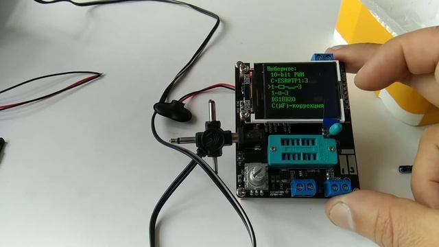 Транзистор тестер на русском GM328A