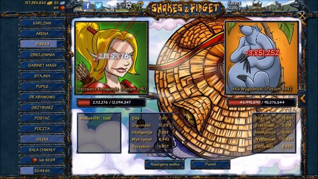 Shakes & Fidget - maciek0081 - s1.de - Wojownik vs Wieża 81-90 смотреть онлайн