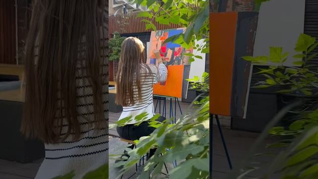 Рисуем репродукцию на одну из картин Малевича ? смотреть онлайн