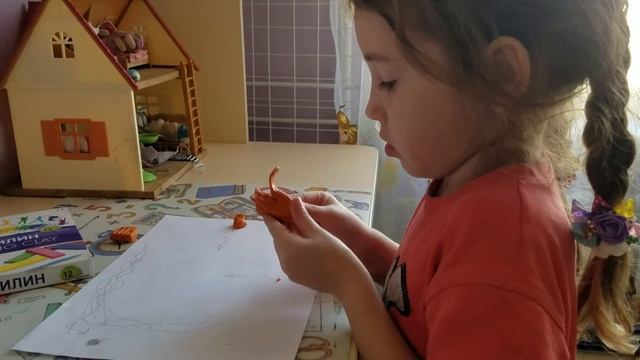 Белочка из пластилина. лепка для детей смотреть онлайн