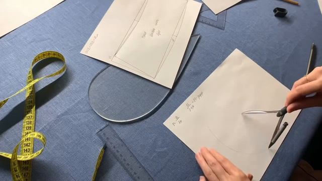 Делаем Лекала на Панаму индивидуальный пошив на свою голову | Reznikova school смотреть онлайн