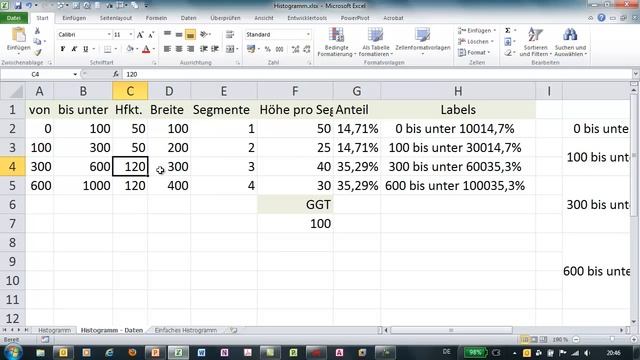 Excel - Histogramme mit gleich und unterschiedlich großen Klassen смотреть онлайн