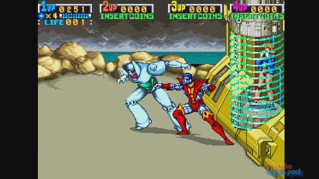 1992 X-Men (Arcade) Game Playthrough Video Game смотреть онлайн