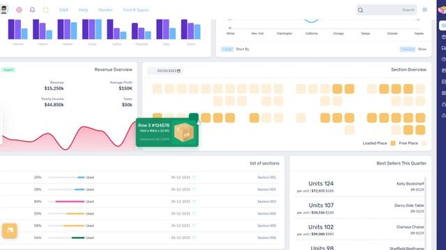 Best Admin Panel Dashboard of Warehouse WebApp Template смотреть онлайн