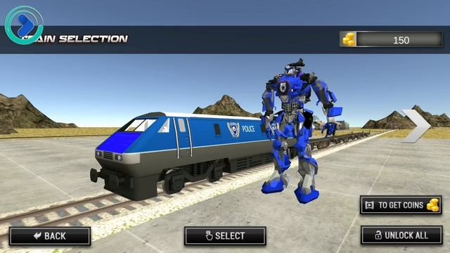 Robot Police Train Transformation FPS Shooter (Titan Game Productions) Android Gameplay HD смотреть онлайн