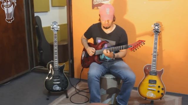 Flavio Souza falando sobre suas Washburn смотреть онлайн