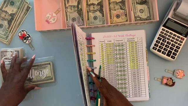 MONEY SAVINGS CHALLENGE - UPDATE! $5,000 52 WEEK - 9 MONTH CHECKUP | SINGLE MOM | 9.17 BUDGET PART смотреть онлайн