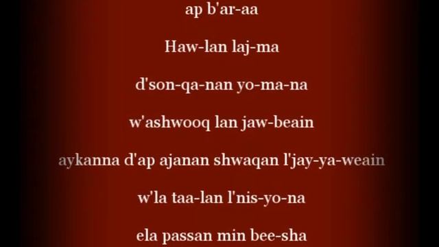 Padre Nuestro en Arameo. Tzyon International.wmv - flv смотреть онлайн