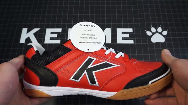 Футзалки Kelme PRECISION ELITE красно-черные смотреть онлайн