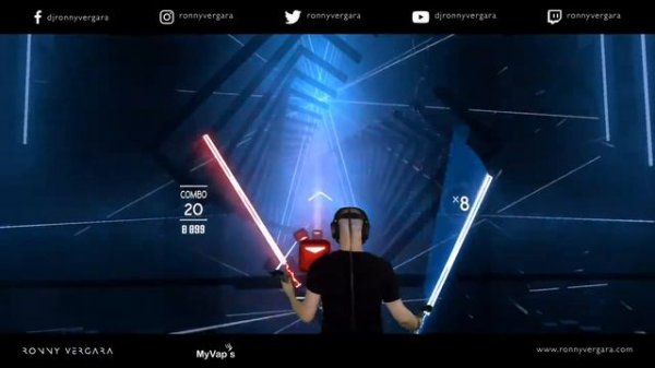 Ronny Vergara Gaming - Beat Saber - Expert and Expert+ Challenge