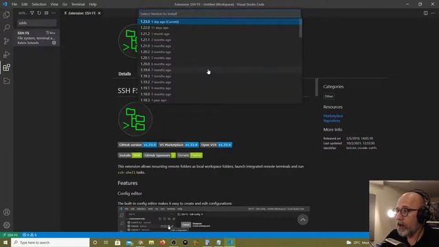 Visual Studio Code: What to do if an update breaks SSH-FS for you смотреть онлайн