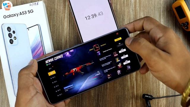 Samsung Galaxy A53 5G Free Fire Gaming Test and Heating & Battery Drain Test ? смотреть онлайн