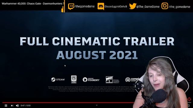 My reaction to the Warhammer 40k Chaos Gates Daemon Hunters Teaser Trailer | GAMEDAME REACTS смотреть онлайн