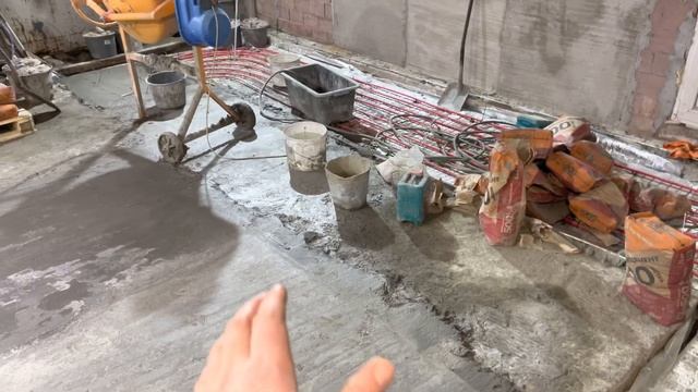 Тёплый пол в гараже своими руками. Начинаю создавать уют смотреть онлайн