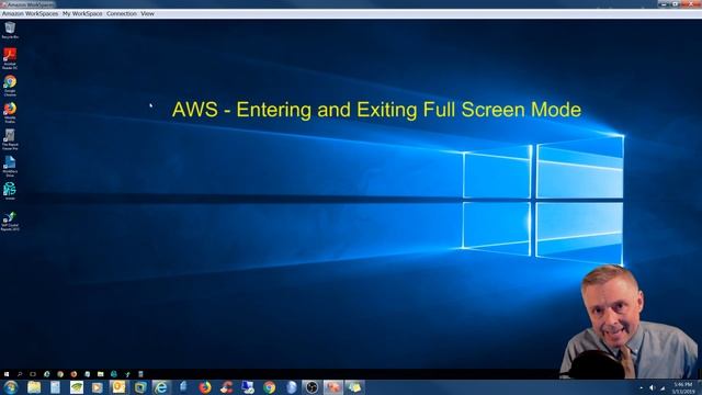 AWS - Enter/Exit Full Screen Desktop Mode смотреть онлайн
