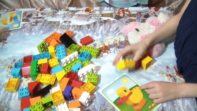 Конструктор лего, делаем сказочную уточку!!! LEGO designer, make a fabulous duck!!! смотреть онлайн