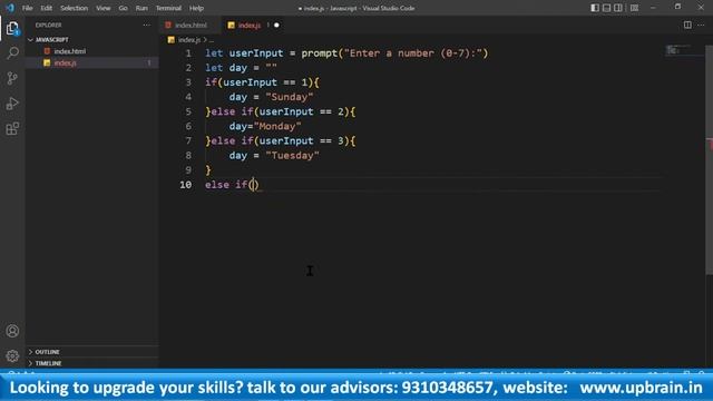 Conditional Expressions in JavaScript | JavaScript tutorial | Video#8 смотреть онлайн