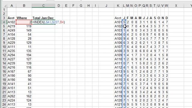 Excel - Using VLOOKUP and then Sum Entire Matching Row - Episode 1971 смотреть онлайн