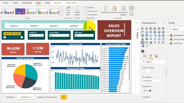 Convert Slicer Into Buttons In Power BI | How To Change Slicer Orientation In Power BI смотреть онлайн