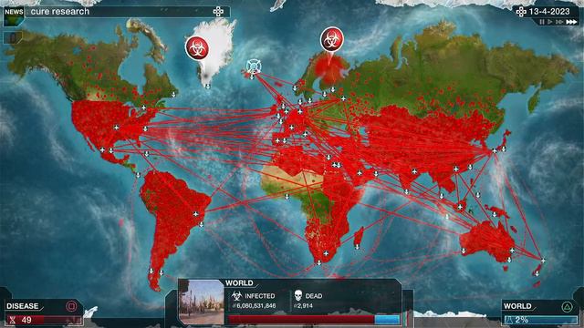 Plague Inc. Evolved (PS4) Official Scenarios. Created Equal Mega Brutal (Walkthrough) смотреть онлайн