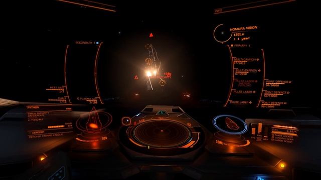 Elite: Dangerous Faulcon DeLacy Anaconda vs NPC Python смотреть онлайн