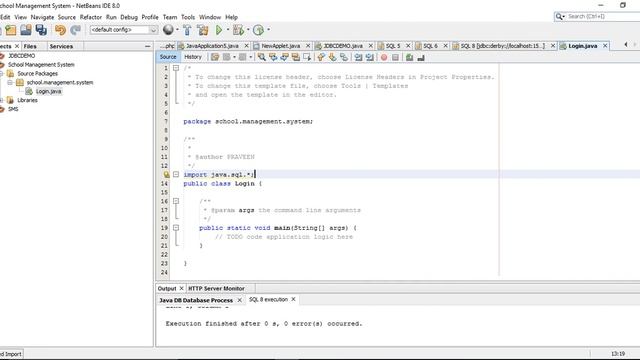 01 JDBC with Derby Database | JDBC Program | Database connectivity in java | user of Derby Database смотреть онлайн