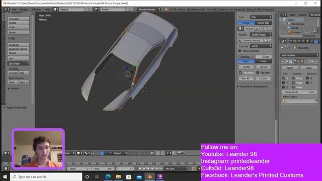 Blender 2.79 - 1998 Accord Coupe смотреть онлайн