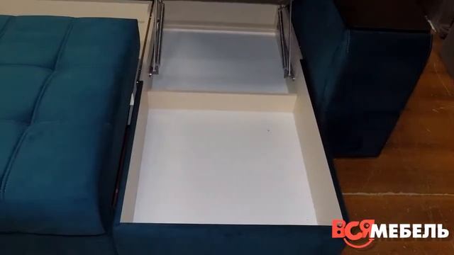 Угловой диван со столиком в подлокотнике "Риф" в магазине ВсяМебель, Пенза. смотреть онлайн