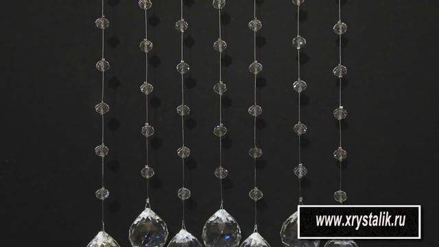 Хрустальная штора из бусин "Лаурель" смотреть онлайн