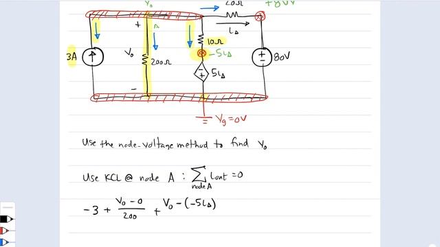 Section 4.3 Node-Voltage Method with Dependent Sources смотреть онлайн