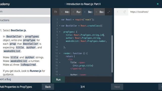 CodeCademy Tutorial: Introduction To ReactJS: Part 14 смотреть онлайн