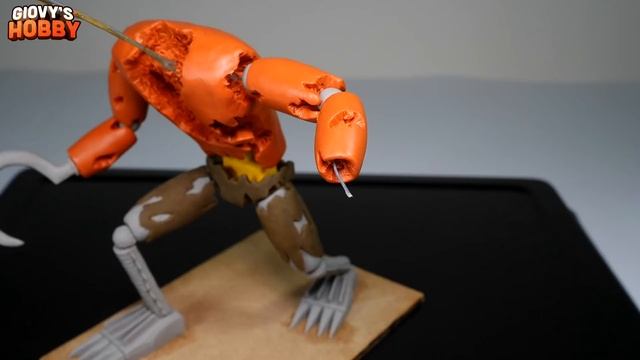 GRIM FOXY Sculpture ★ FNAF VR: Help Wanted DLC ➤ Polymer clay Tutorial смотреть онлайн