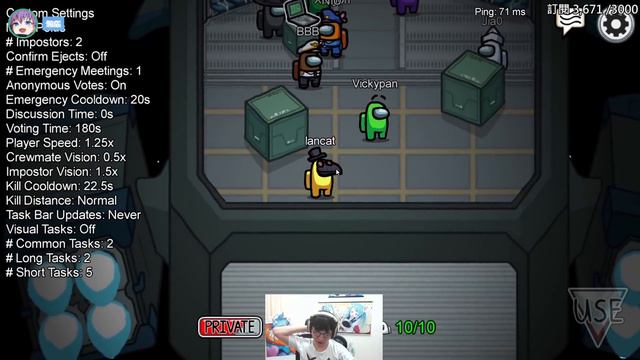 Among Us恐怖圖書館，左下死亡水房！你再發呆我要去做壞事囉！//太空狼人殺//懶貓ft.UZRA、KYO、殺梗、可樂林、鳳梨 смотреть онлайн